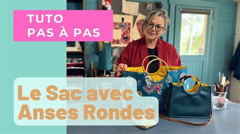 Coudre un sac avec des anses rondes .